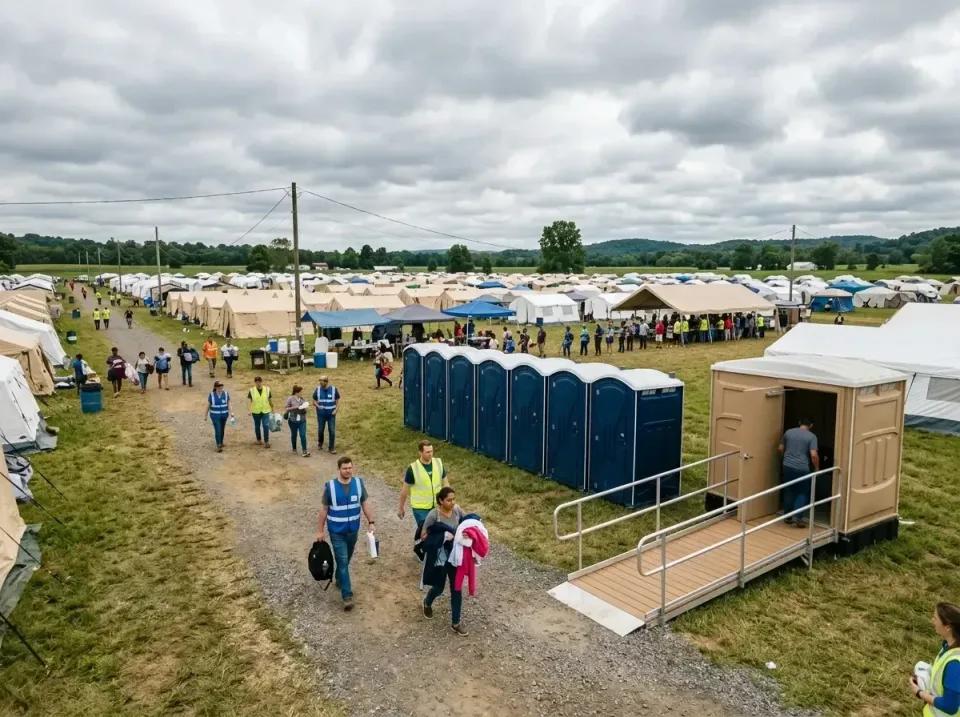 disaster-relief-camp-restrooms-010 — frequently asked questions, Dumpster & Portable Bathrooms Rental in Glenwood, IL